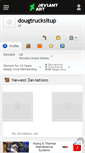 Mobile Screenshot of dougtrucksitup.deviantart.com