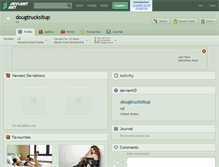 Tablet Screenshot of dougtrucksitup.deviantart.com