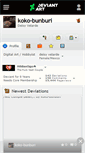 Mobile Screenshot of koko-bunburi.deviantart.com