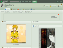 Tablet Screenshot of mayakonourse.deviantart.com