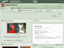 Tablet Screenshot of magdaonbroadway.deviantart.com