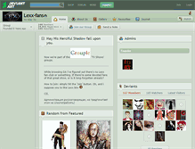 Tablet Screenshot of lexx-fans.deviantart.com