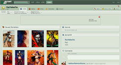 Desktop Screenshot of kachakacha.deviantart.com