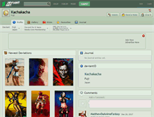 Tablet Screenshot of kachakacha.deviantart.com