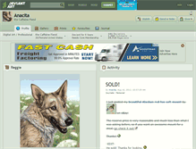 Tablet Screenshot of anacita.deviantart.com