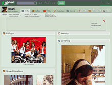 Tablet Screenshot of idnari.deviantart.com