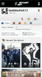 Mobile Screenshot of beatleschick13.deviantart.com