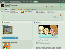 Tablet Screenshot of jamaratyneklenard.deviantart.com