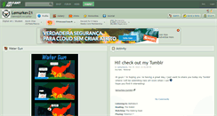 Desktop Screenshot of lemurkev21.deviantart.com