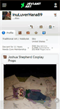 Mobile Screenshot of inuluverhana89.deviantart.com