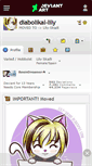 Mobile Screenshot of diabolikal-lily.deviantart.com