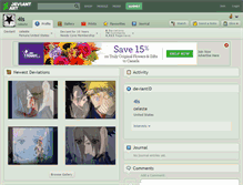 Tablet Screenshot of 4is.deviantart.com