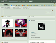 Tablet Screenshot of bigboi9.deviantart.com