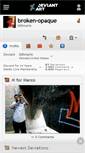 Mobile Screenshot of broken-opaque.deviantart.com