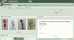 Desktop Screenshot of katy-carmen.deviantart.com