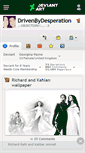 Mobile Screenshot of drivenbydesperation.deviantart.com