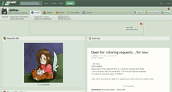 Desktop Screenshot of dethan.deviantart.com