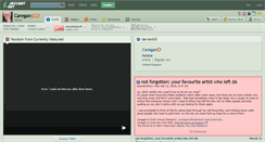 Desktop Screenshot of caregan.deviantart.com