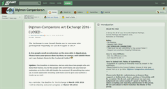 Desktop Screenshot of digimon-companions.deviantart.com