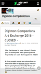 Mobile Screenshot of digimon-companions.deviantart.com