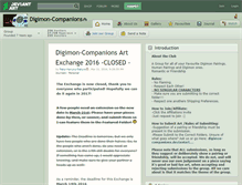 Tablet Screenshot of digimon-companions.deviantart.com