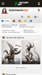 Mobile Screenshot of lizzomarek.deviantart.com