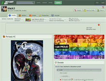 Tablet Screenshot of black3.deviantart.com