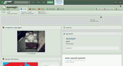 Desktop Screenshot of doomdog91.deviantart.com
