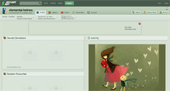 Desktop Screenshot of elemental-heiress.deviantart.com