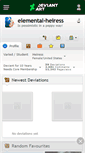 Mobile Screenshot of elemental-heiress.deviantart.com