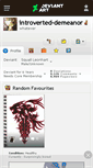 Mobile Screenshot of introverted-demeanor.deviantart.com