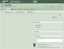 Tablet Screenshot of jewlia706.deviantart.com