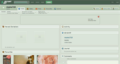 Desktop Screenshot of momo7c8.deviantart.com