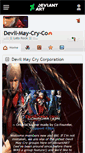 Mobile Screenshot of devil-may-cry-co.deviantart.com