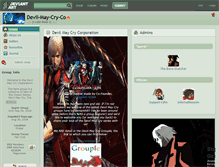 Tablet Screenshot of devil-may-cry-co.deviantart.com