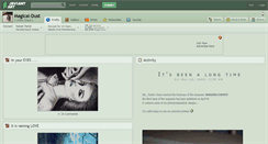Desktop Screenshot of magical-dust.deviantart.com