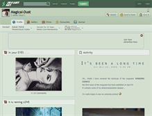 Tablet Screenshot of magical-dust.deviantart.com