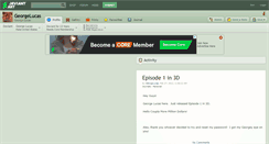 Desktop Screenshot of georgelucas.deviantart.com