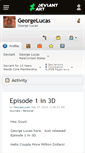 Mobile Screenshot of georgelucas.deviantart.com