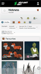 Mobile Screenshot of hickness.deviantart.com