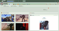 Desktop Screenshot of colorpilot.deviantart.com
