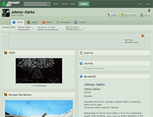 Tablet Screenshot of johnny--darko.deviantart.com