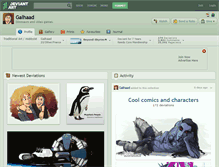 Tablet Screenshot of galhaad.deviantart.com