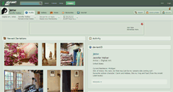 Desktop Screenshot of jenw.deviantart.com