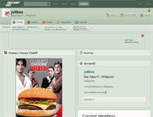Tablet Screenshot of jollibee.deviantart.com