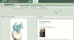 Desktop Screenshot of morgansartworld.deviantart.com