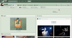 Desktop Screenshot of murath.deviantart.com