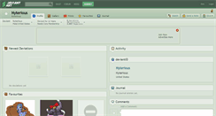 Desktop Screenshot of nyterious.deviantart.com