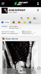 Mobile Screenshot of analionheart.deviantart.com
