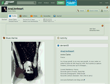 Tablet Screenshot of analionheart.deviantart.com